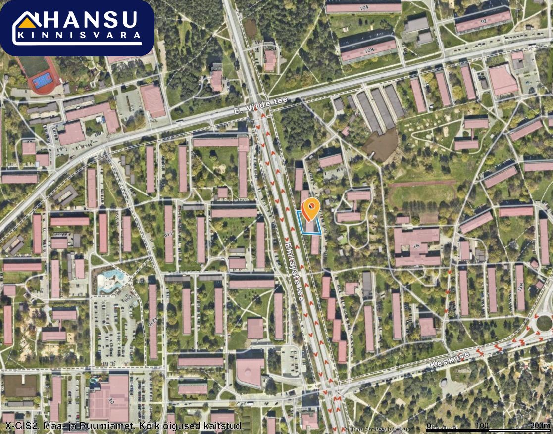 2-комнатные квартиры — Ehitajate tee 54, Tallinn